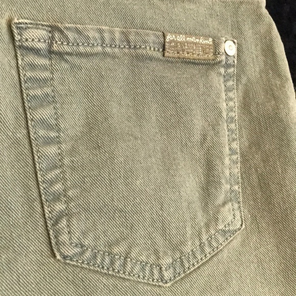 7 For All Mankind High Waist Army Short. 26 - Picture 9 of 13